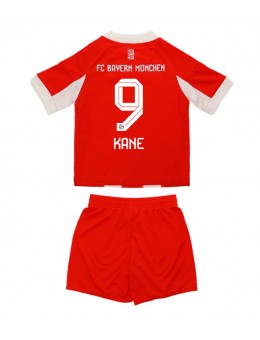 Bayern Munich Harry Kane #9 Replika Hemmakläder Barn 2025-26 Kortärmad (+ byxor)
